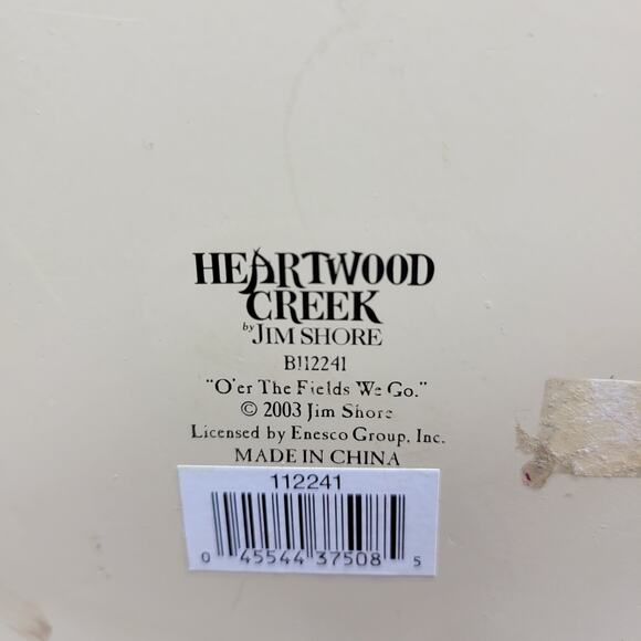 Jim Shore Heartwood Creek Over the Fields We Go Santa with Sheep Figurine 9” - Picture 12 of 13